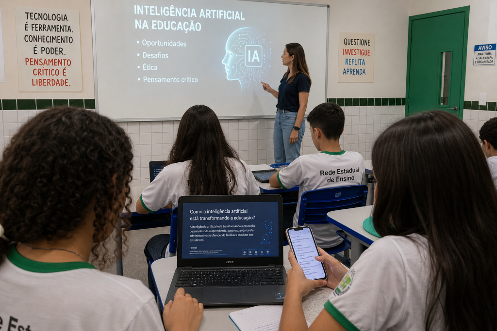 A Educação Brasileira na Era da Inteligência Artificial: Quando a Máquina Sabe Tudo Sobre Você — Exceto Quem Você É.
