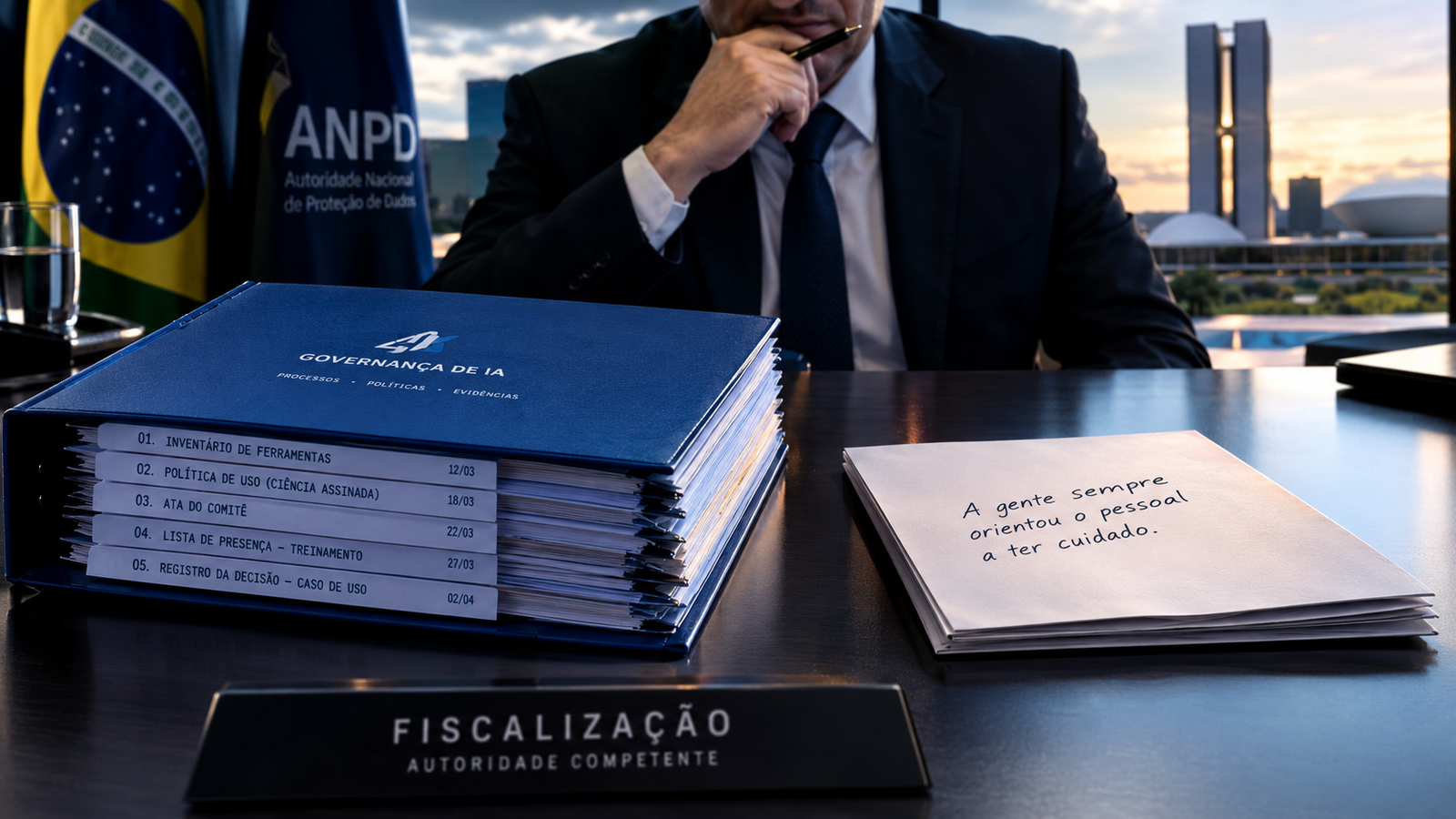 Se não está documentado, não aconteceu: governança de IA como atenuante de pena