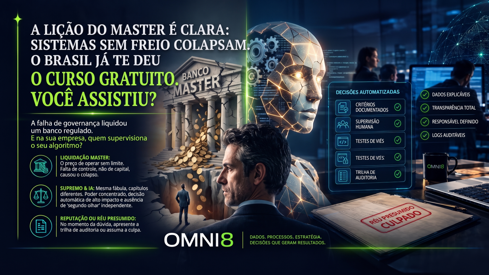 O Brasil acabou de te dar um curso gratuito sobre por que sua empresa precisa de governança de IA. Você assistiu a aula?
