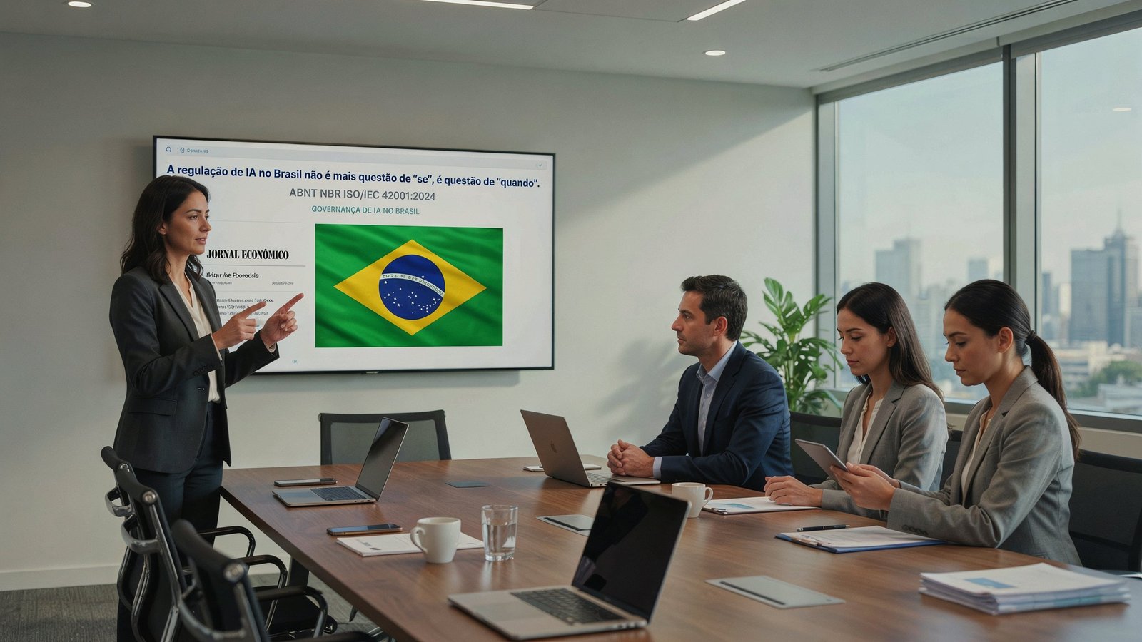 O trem da regulação de IA já saiu da estação. A pergunta é: sua empresa está a bordo ou vai ler sobre isso no jornal?