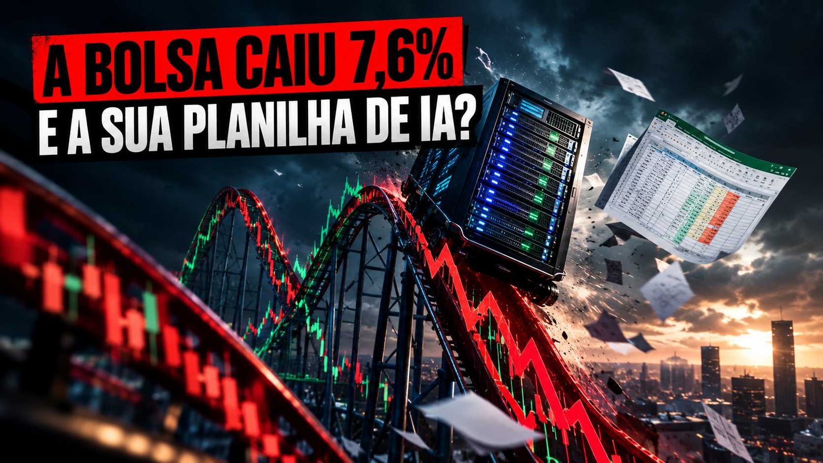 A bolsa asiática perdeu quase 8% em um dia e recuperou parte no seguinte. Quem estava governando a aposta em IA?