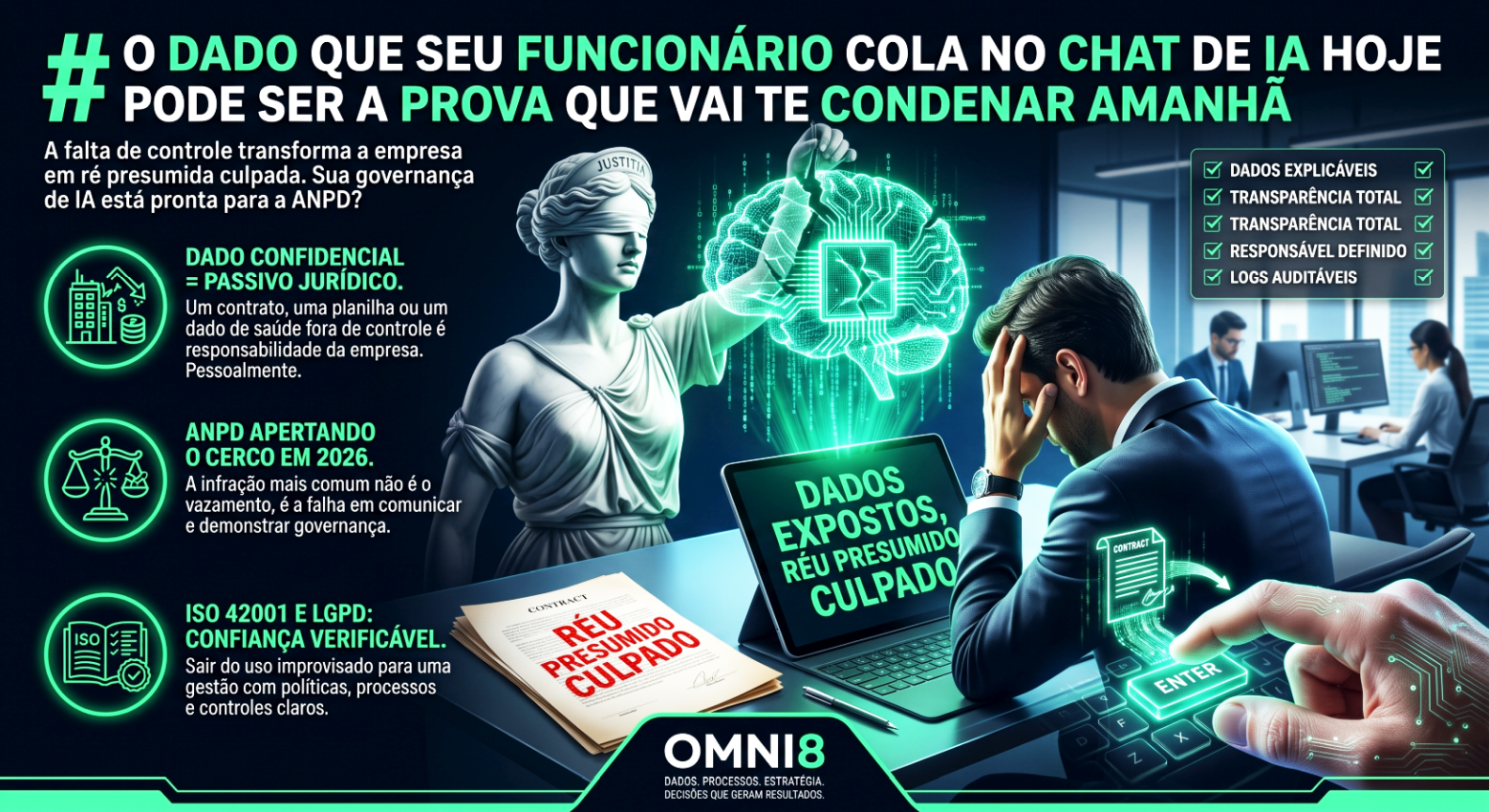 O dado que seu funcionário colou no chat de IA ontem pode ser a prova que vai te condenar amanhã